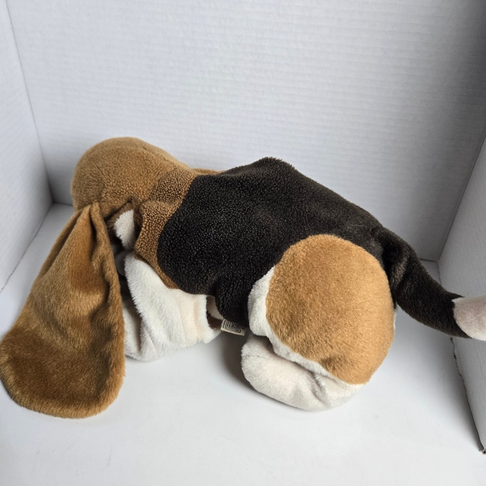 Folkmanis Basset Hound Puppy Dog Full Body Hand Puppet Soft Plush Toy 15" - Picture 5 of 9